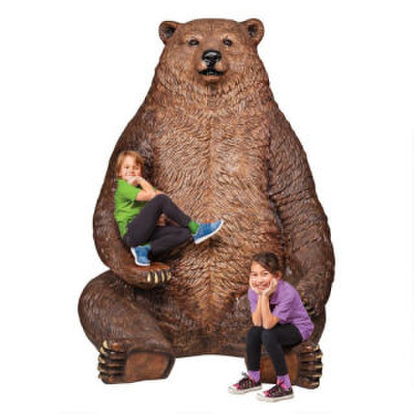 Playground Giant Brown Bear Climbing Statue Sculpture Huge Statuary